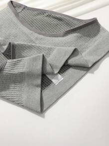 Women's High Stretch Plain Multicolor Casual Briefs 4 PCS Set - Multicolor - View 5