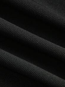 SHEIN MOD Conjunto de 2 piezas con top tipo camisola con borde de flecos en contraste, estilo bohemio, ideal para vacaciones, festivales de música country, salir de fiesta, vestimenta de verano