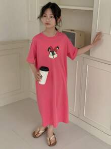 Dazy Kids Tween Girl Autumn Tween Girl Pajamas,Back To School Clothes - Hot Pink - View 2