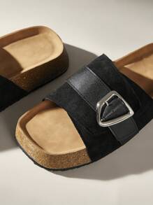 Solecia Sandalias de plataforma de mujer de verano Happy Mary, Estilo retro de moda casual