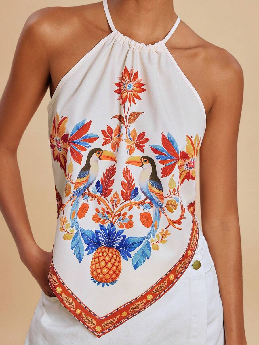 Travachic Top da donna senza maniche alla moda per l'estate