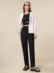 OutZeal Pantalones impermeables, resistentes a los desgarros y ligeros de nailon para mujer, ideales para senderismo en primavera y verano