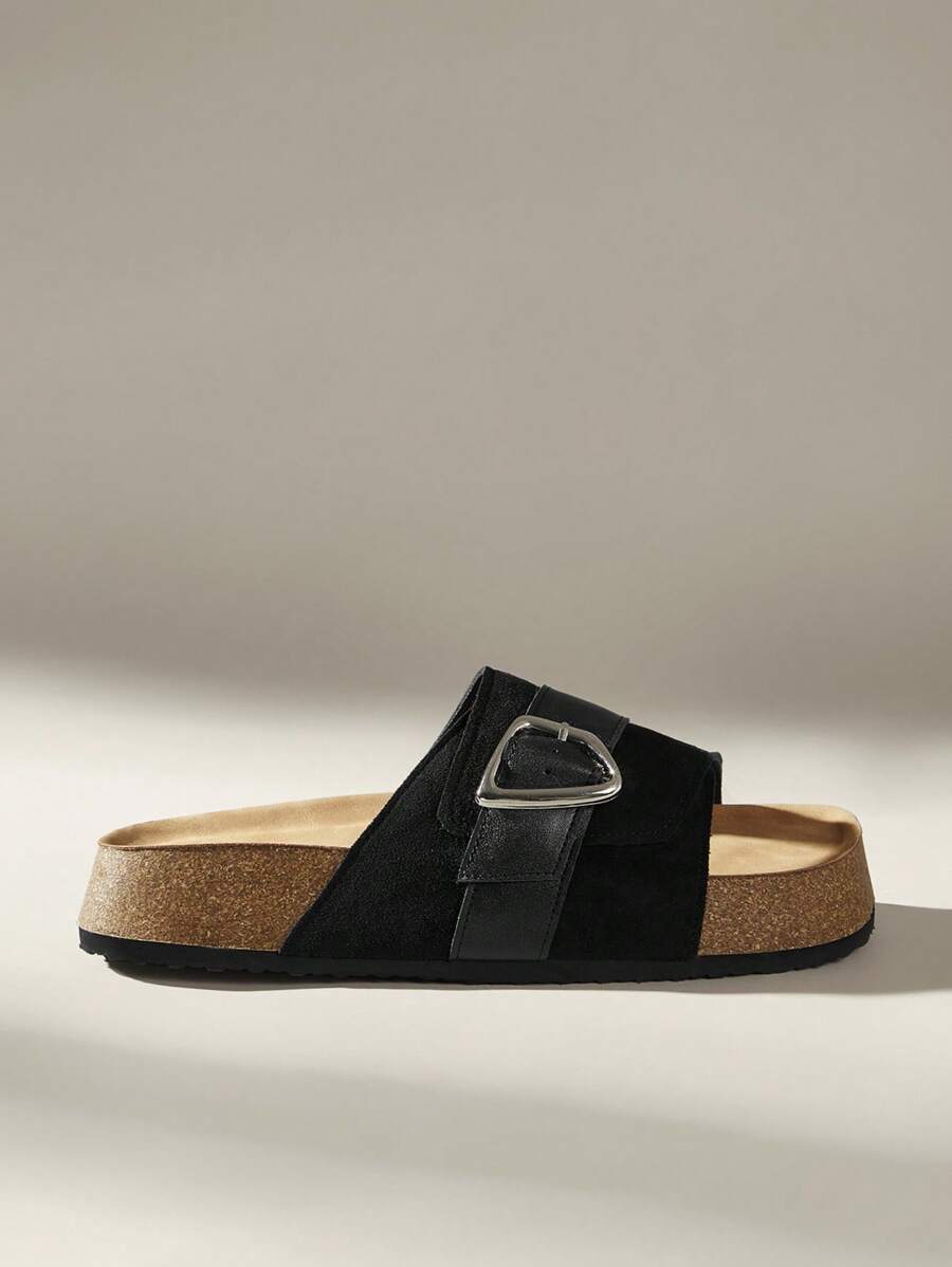 Solecia Sandalias de plataforma de mujer de verano Happy Mary, Estilo retro de moda casual