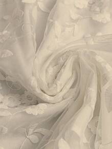 EMERY ROSE Plus Size Plain Long Sleeve Shirt, Fashion & Suitable For Summer - Apricot - View 4