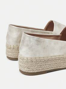 Styleloop Women's Flat Slip-On Shoes, Boho Style, Retro American, Bohemian, Western, Music Festival, Party Outfit For Christmas Holiday Travel Essential Boho Cowgirl Outfit - Gold - View 5