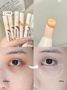 SHEGLAM 完美肌膚高遮瑕遮瑕膏-20 色液體遮瑕刷保濕輕盈全天保濕遮瑕膏化妝品促銷遮瑕膏 品牌 美容 化妝 化妝品 適合女性與女孩 完美搭配冬季 Y2K 時尚 流行 生日禮物 假期 派對準備就緒 最佳顏色