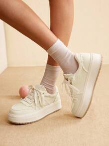 CUCCOO EASI Spring New Fashion Women's Breathable Casual Sneakers, All-Match Slip-Resistant Sports Shoes Tainers