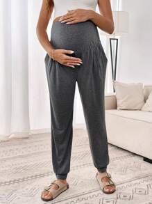 SHEIN Maternity Pants
Pajama
Loungewear
Sleepwear
Underwear&Sleepwear
Pajama Set Summer Outfits For Women - Grey - View 3