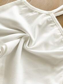 4 Packs Baby/Toddler Girl White Tank Tops, Versatile & Cute Casual Wear For All Occasions In Summer - White - View 8