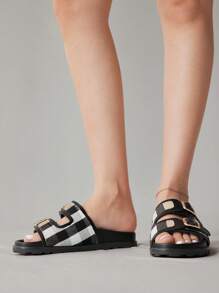 Solecia Nuevas sandalias planas de verano para mujer, de moda y versátiles