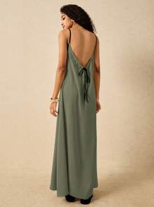 Poéselle Robe avec longue bandoulière, tenue mode été