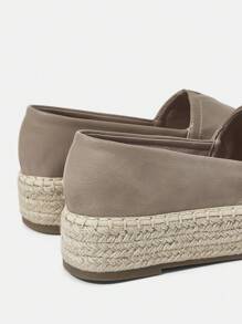 Styleloop Women's Flat Slip-On Shoes, Boho Style, Retro American, Bohemian, Western, Music Festival, Party Outfit For Christmas Holiday Travel Essential Boho Cowgirl Outfit - Khaki - View 5