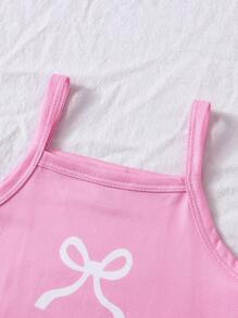 SHEIN Playful Pals 2件套复活节女婴0-2岁连体衣，休闲可爱柔软针织兔子森林图案连体衣，舒适的按扣式下摆设计方便穿脱，适合室内外穿着。 - 彩色 - 查看 6