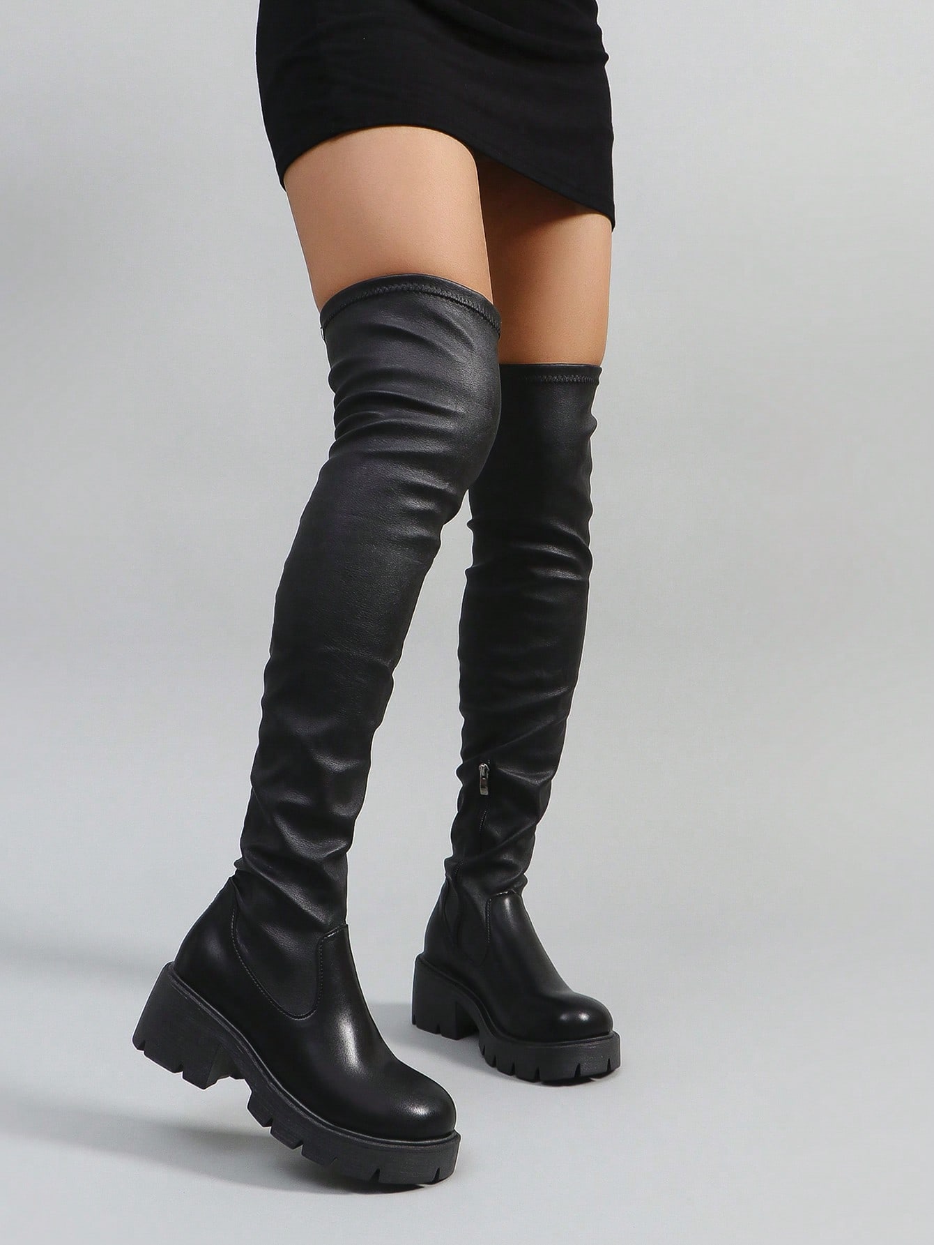 Our Goth Women's Fashion Over The Knee Boots Comfortable