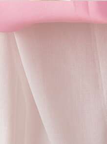 SHEIN Young Girl Elegant Fluffy Off Shoulder Long Princess Tulle Dress, Suitable For Birthday Party, Wedding, Festival, Performance - Pink - View 6