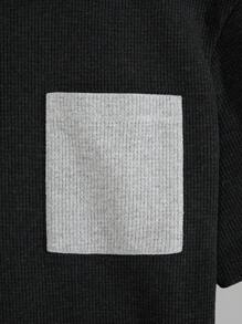 RueChic Men 2pcs Multi Pack With Pocket Regular T-Shirt - Multicolor - View 3