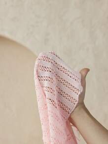 Ontre 2025 Women's Solid Color Minimalist Tank Top Shirt, Suitable For Summer - Baby Pink - View 8