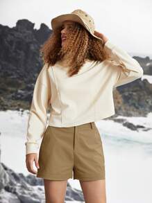 In My Nature Outdoor/Hiking/City Commute Women's Detachable 2-Section Pants - Brown - View 8