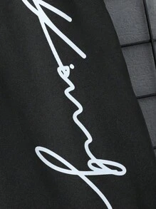 Teen Boy Colorblock Round Neck Short Sleeve T-Shirt And Shorts 2pcs/Set, Suitable For Summer - Green - View 7