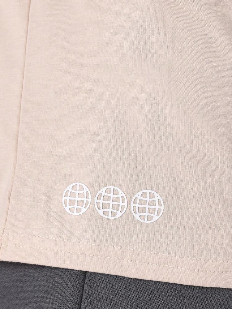 レトロスタイル カラーブロック 半袖ポロシャツ