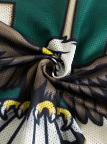 PAVTROS Manfinity Streetrush Men's Casual Knitted Fabric V-Neck T-Shirt With Half Sleeves And Regular Hem In Multicolor - Multicolor - View 5