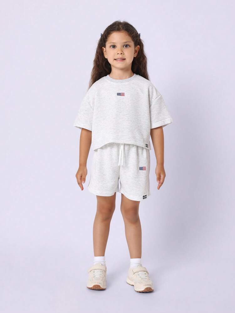 Comfortable Boxy T-Shirt Co-Ord Set