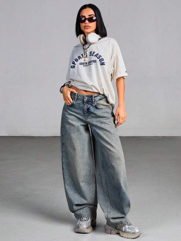 SHEIN BLANCI LATI FEMEIE TALIE JOSA VINTAGE Y2K