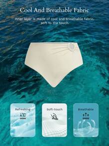 MOTF PREMIUM RING DETAIL BIKINI BOTTOM - Beige - View 9