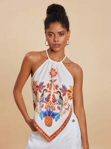 Travachic Top da donna senza maniche alla moda per l'estate