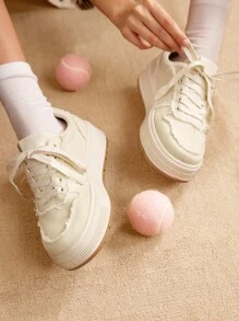 CUCCOO EASI Spring New Fashion Women's Breathable Casual Sneakers, All-Match Slip-Resistant Sports Shoes Tainers