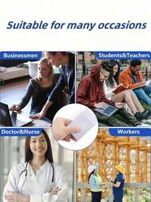 1/3/5pcs Transparent Id Card Holder With Double Card Slot, Thumb Insertion Slot, Flip-Open Design, Durable, Ease Of Use, Giftable, Versatile - Clear - View 3