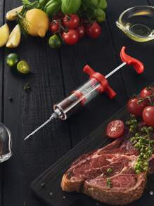 1pc Minimalist Multifunctional Kitchen Seasoning Syringe