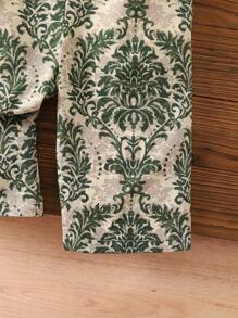 Travachic KIDS 新生女宝宝可爱碎花夏季无袖连体衣 - 綠色 - 查看 7