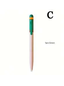 SHEIN Duck Pens Fingertip Small Pulley Roller Skating 0.5mm Ballpoint Black Color Gel Ink For Writing Office School Back To School