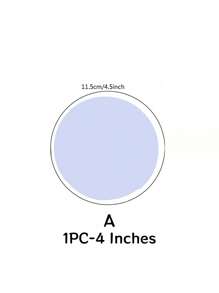 2 件蛋糕抹平初学者套装 - 4/6/8 英寸亚克力透明模具，边缘光滑，方便脱蛋糕 - 不带电，非常适合蛋糕店和家庭烘焙师 - 無色 - 查看 9