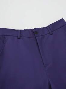 Manfinity Mode 大码男士两件套：斑驳翻领双排扣长袖西装外套和裤子套装