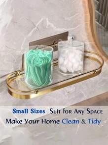 SHEIN Basic living Cleaning Swab Storage Box(Plastic Material)  ,Suitable For Dresser Storage, Bathroom Storage, Desk Storage, Etc