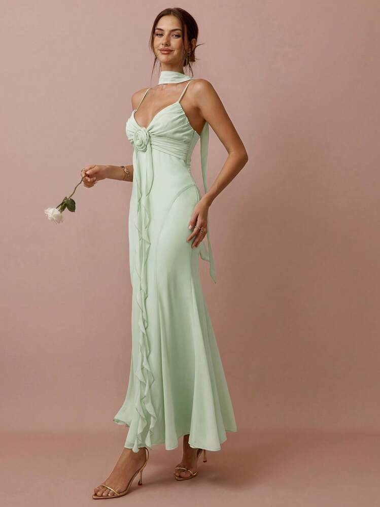 pastel green easter dress Pastel Flowers Lace Dress | Easter Dresses