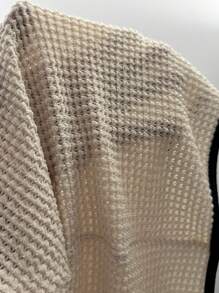 Chiquease 2pcs/Set Women V-Neck Cropped Top And Mini Skirt Set - Apricot - View 7