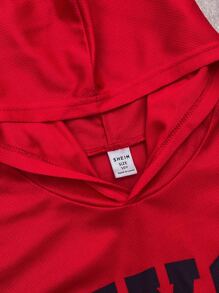 男童休闲连帽宽松无袖套头针织衫