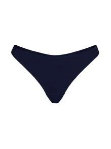 Ocili Set de 5 tangas para mujer de color liso, talle bajo y cómodos