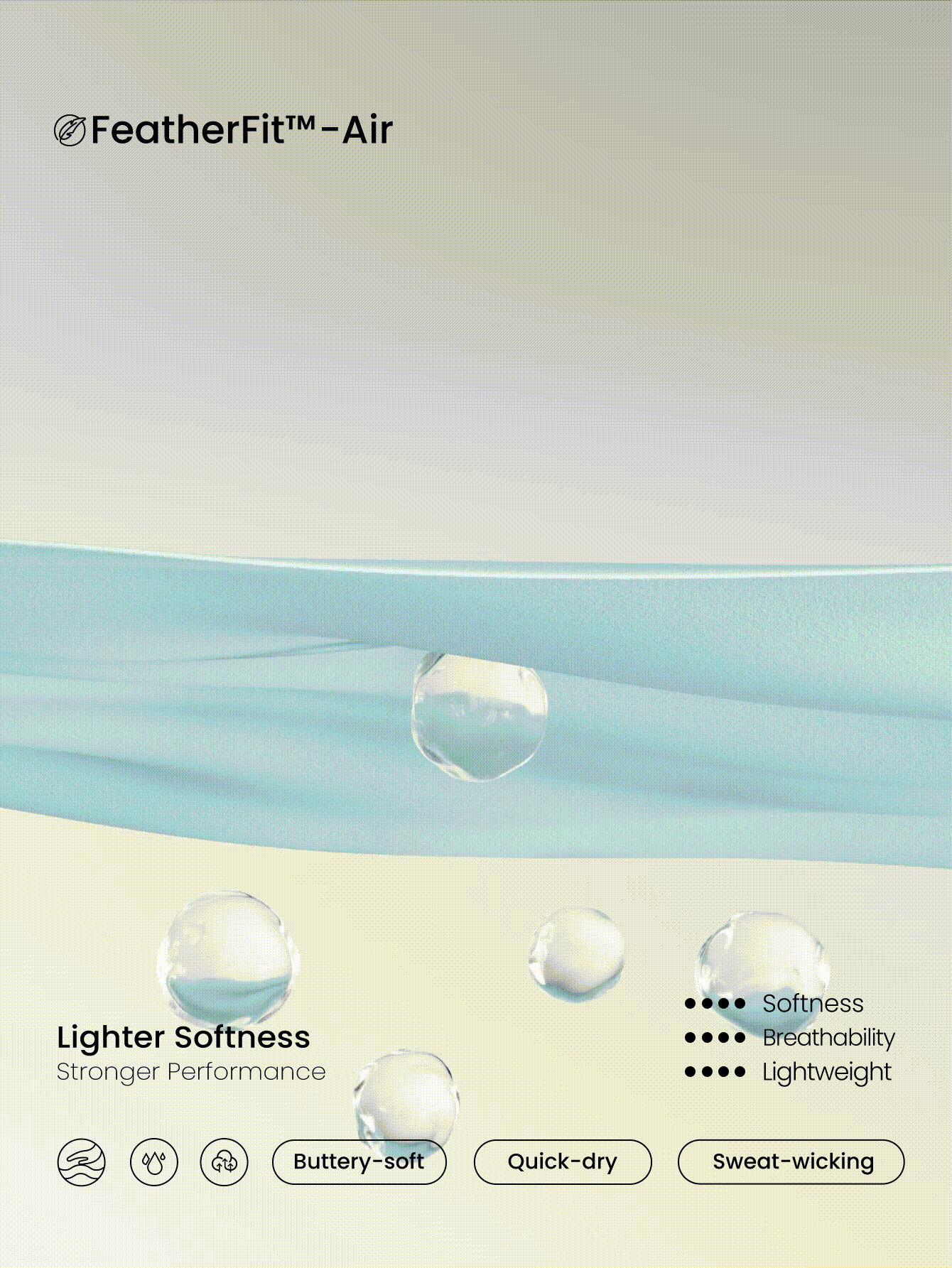 GLOWMODE FeatherFit™-Air Sweet Serve Peekaboo Twist Back 超高腰前开衩运动连衣裙，内置短裤侧袋，防滑握把，低冲击网球高尔夫匹克球日常穿着 - 水藍色 - 查看 7