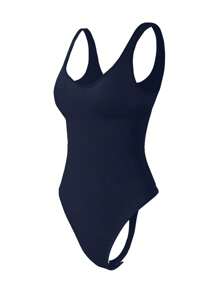 Seamluxe SHEIN Sport Seamless Yoga High Elasticity Jumpsuit With Bra Pad