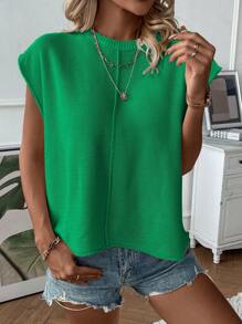 Calvaya Women's Casual Solid Color Knit Vest