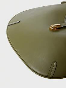 SHECARRY Women Sholuder Bags Suede Leather Autum Winter School Travel Commute Work Elegance Exquisite - Green - View 5