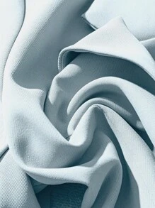 Franclia 女士短款西装外套、休闲办公装、女士上衣 - 淺藍色 - 查看 5