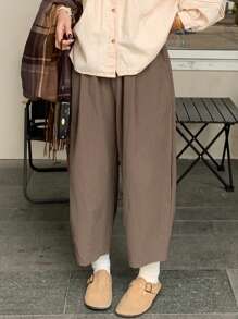FRIFUL Women's Linen 7/8 Length Crop Pants, Spring/Summer