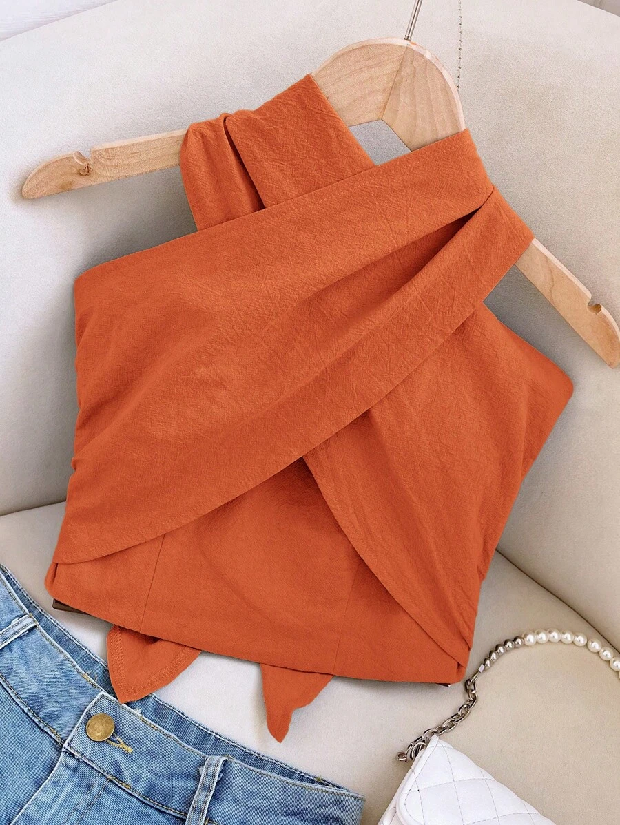 Travachic 女式夏季休闲露背吊带背心