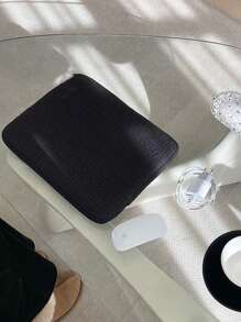 1 件简约柔软白色黑色笔记本电脑包、笔记本电脑保护套、Ins 风格、适用于笔记本电脑、平板电脑、Macbook、Ipad、Ipad Mini、多功能收纳包、iPad 平板电脑保护套、返校（黑白） - 彩色 - 查看 11