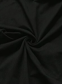 SHEIN 可调节腰围纯色修身加大码孕妇裤